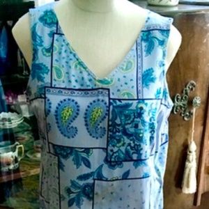 First Issue Liz Claiborne Sleeveless V-Neck Dress